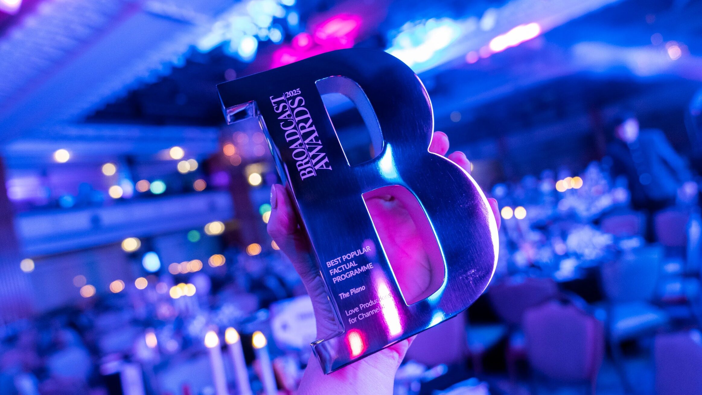 Thumbnail for The Piano wins at the Broadcast Awards news story